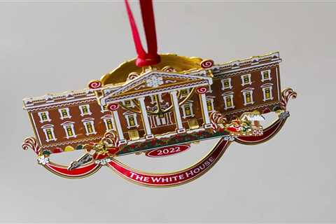 Christmas ornament honors gingerbread White House tradition