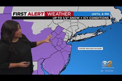 First Alert Weather: Icy conditions this afternoon