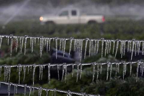 A winter storm sweeps across the United States, knocking out electricity and disrupting Christmas..