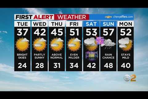 First Alert Weather: CBS2’s 12/26 Monday evening update