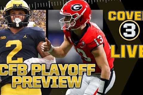 CFB Playoff Semifinals Preview! Peach Bowl: Georgia vs. Ohio State! Fiesta Bowl: Michigan vs. TCU!