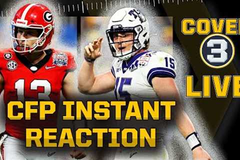 College Football Playoff Reaction: TCU drops 51 on Michigan! Georgia comes back to beat Ohio State!