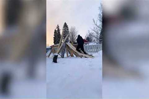 Building a 100-metre ice-covered skate park in your BACKYARD