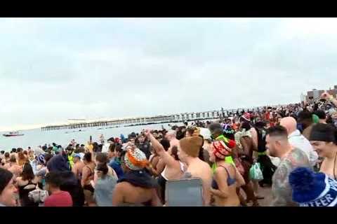 Coney Island Polar Bear Plunge today; raises money for non-profits