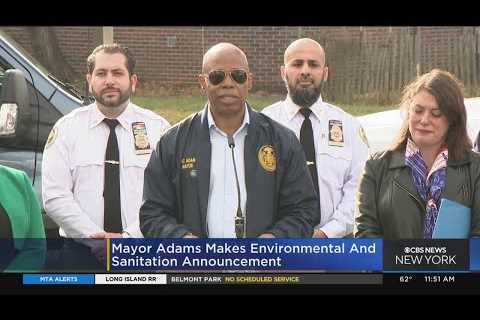 Mayor Adams makes Sanitation announcement