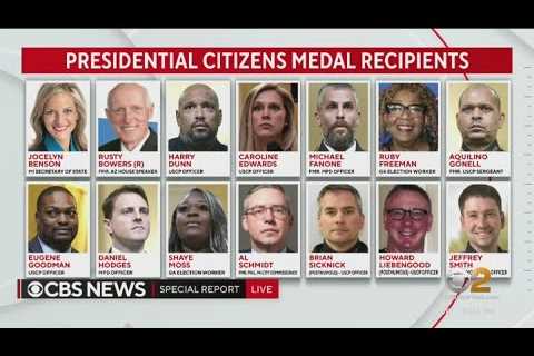 President Biden honors heroes 2 years after Capitol riot