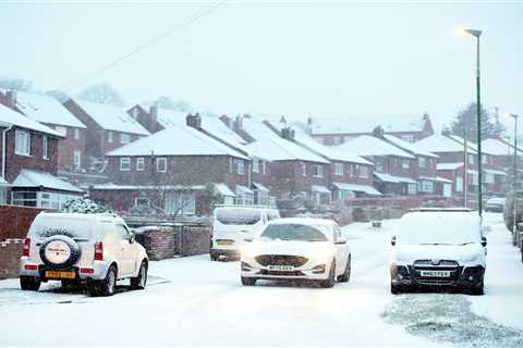 UK weather: Exact time Brits will be hit with 8 INCHES of snow & ice in -10C Arctic blast as..