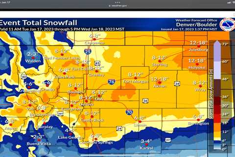 Weather Impact: Latest expected snow totals