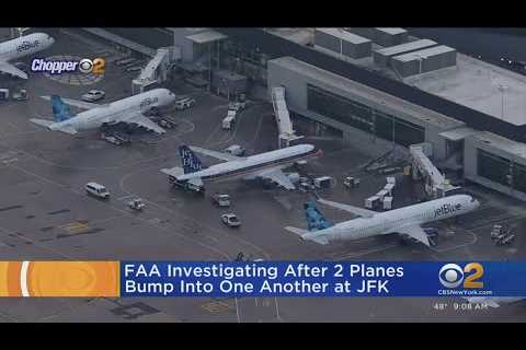 JetBlue flights bump into each other at JFK Airport