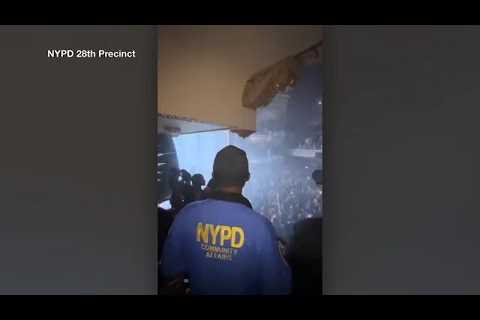 NYPD releases footage they took outside Drake’s Apollo Theater concert