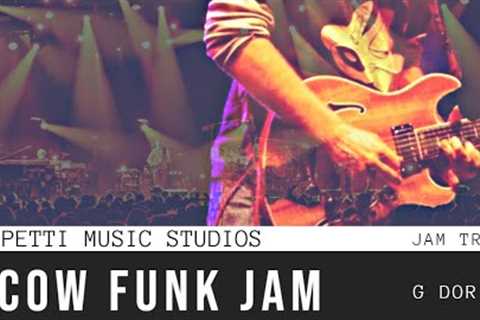 Cow Funk Jam Band Guitar Backing Track in G Minor Dorian