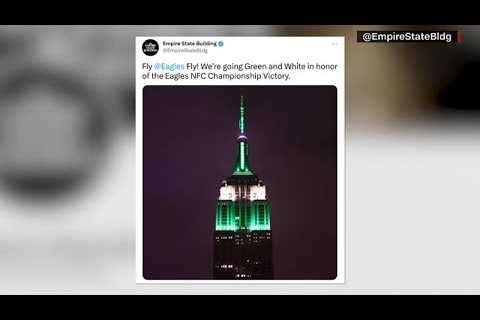 Empire State Building ‘did not get the memo’: mayor on Eagles colors