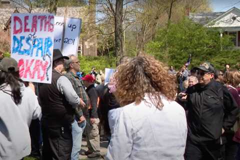 Indiana senators are considering a bill that would criminalize protests outside of homes