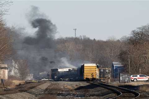 Ohio train derailment exposes hazard of plastics boom and cost-cutting services