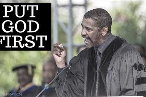 Put God First - Denzel Washington Motivational & Inspiring Commencement Speech