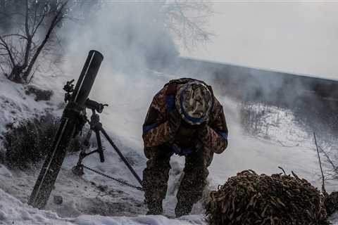 A Russian marine who survived bitter fighting in Vuhledar says soldiers left alive are being..