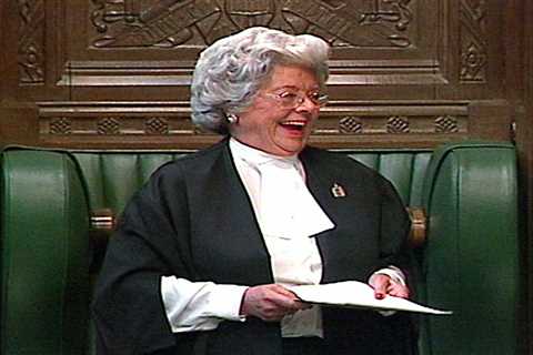 How ballsy Betty Boothroyd once snubbed Sinn Fein’s Gerry Adams and left MPs in stitches with joke..