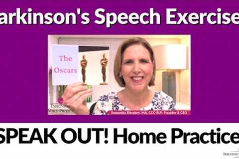 3/8/2023 Parkinson''s Speech Exercises: The Oscars