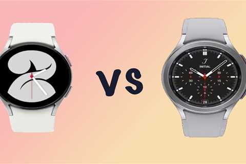 Samsung Galaxy Watch 4 vs 4 Basic: Variations in contrast