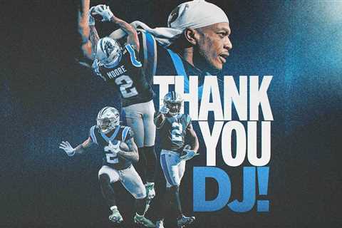 The Panthers wish DJ Moore the best after five memorable seasons in Carolina.