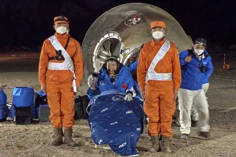 3 Chinese astronauts return to Earth after 6-month mission