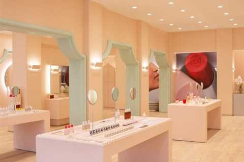 Glossier Boston retailer options pastel inexperienced mouldings