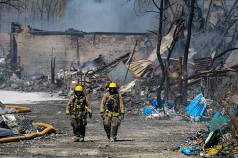 Richmond, Indiana fire: Regional citizens question what’s in the air as the fire at a plastics..