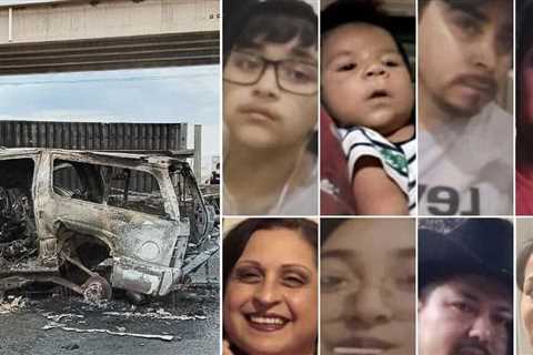 Eight members of the Indiana family, including a new baby, were killed in the horror fireball crash ..