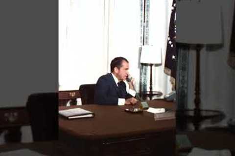 How Did President Nixon Talk On A Landline To The Astronauts On The Moon #shorts