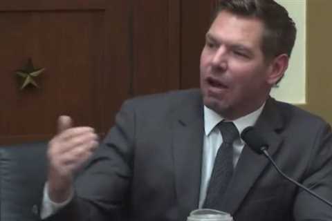 Rep. Eric Swalwell Destroys Matt Gaetz For Bringing A Charged Murderer To The House