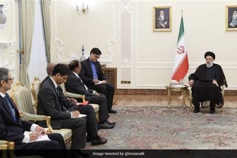 National Security Advisor Ajit Doval Meets Iran President Ebrahim Raisi In Tehran