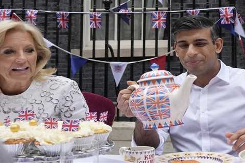 Jill Biden is the star guest at Rishi Sunak’s Coronation lunch party – and even enjoys a spot of tea