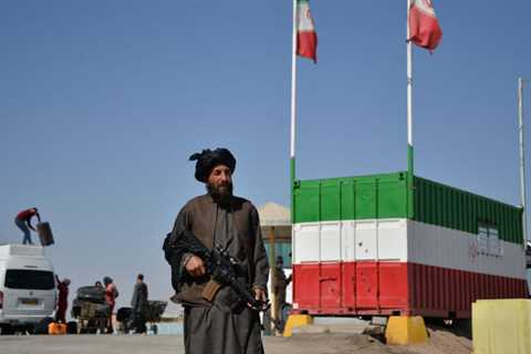 exchanges of fire on the Iran-Afghanistan border – •