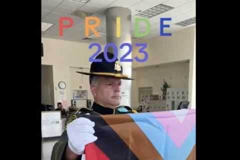 Unbelievable! Salute to the LBGTQ?? San Francisco Police Record Viral Video Saluting the Pride Flag ..