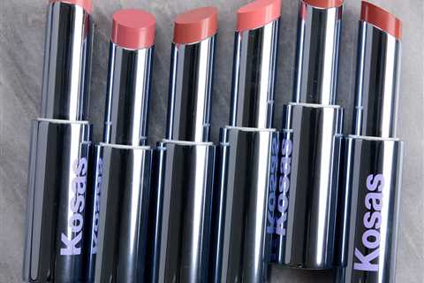 Kosas Wet Stick Moisturizing Lip Shine Swatches