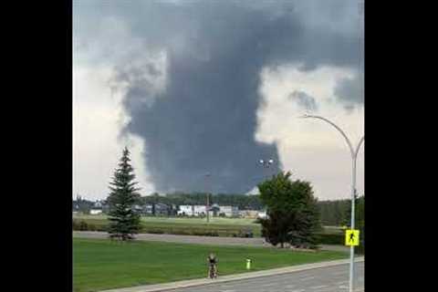 fierce tornado eyeing Carstairs, Canada