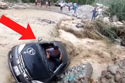 30 Scary FLASH FLOODS Caught On Camera!