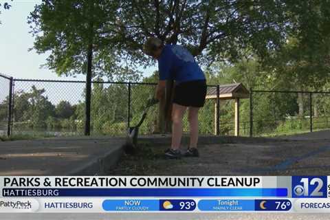 Hattiesburg Parks & Rec holds community cleanup