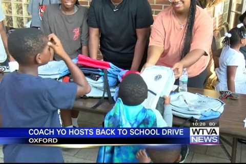 Coach Yo Back to School Drive