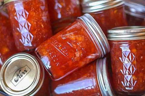 The BEST Home made Peach Jam