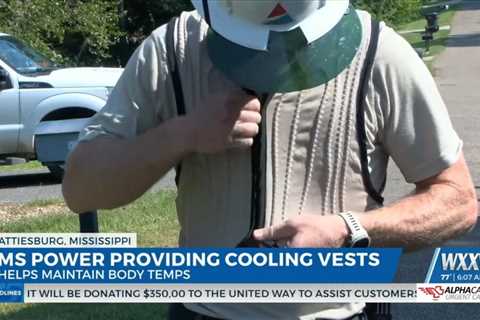 Mississippi Power providing cooling vests