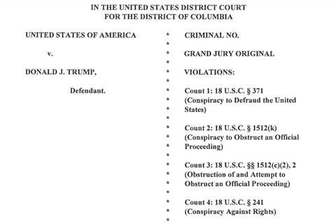 Read the Trump indictment