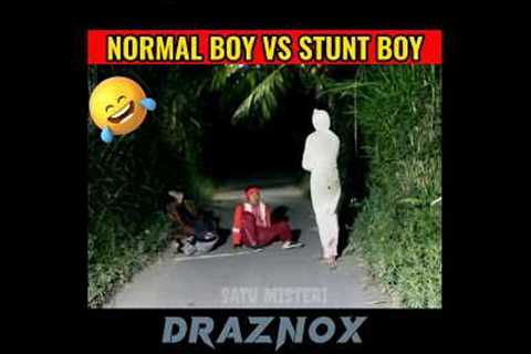 POV:- NORMAL BOY VS STUNT BOY 🤘 | FUNNY SCARY GHOST PRANK VIRAL VIDEO ☺ #short #viral