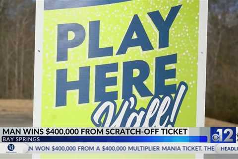 Bay Springs man wins $400,000 from scratch-off ticket