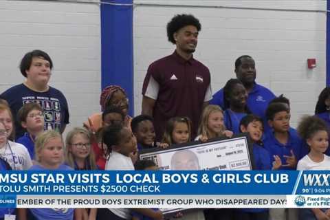 Mississippi State star visits local Boys and Girls Club