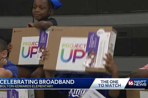 Broadband expansion celebrated with free laptops