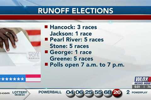 HAPPENING TODAY: Runoff elections taking place across in South Mississippi