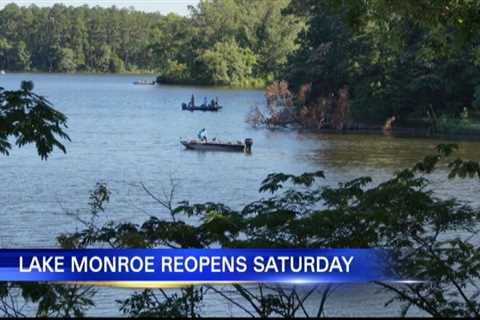 Lake Monroe to reopen for first time since March tornado