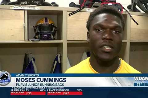 Player of the Week: Purvis RB Moses Cummings