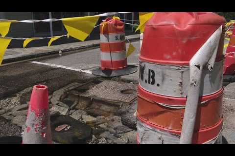 Barricades finally up around massive Treme sinkhole, as SWB officials deal with backlogged work orde